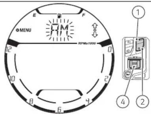MENU RPMax1000 E F 1 2 4 6 8 10 2 3 4 5 6 7 8 9 10 11 12 13 14