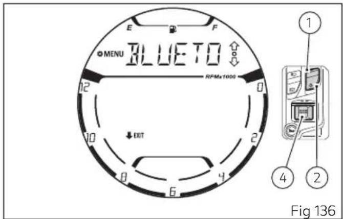MENU BLUETO RPMx1000 EXIT Fig 136