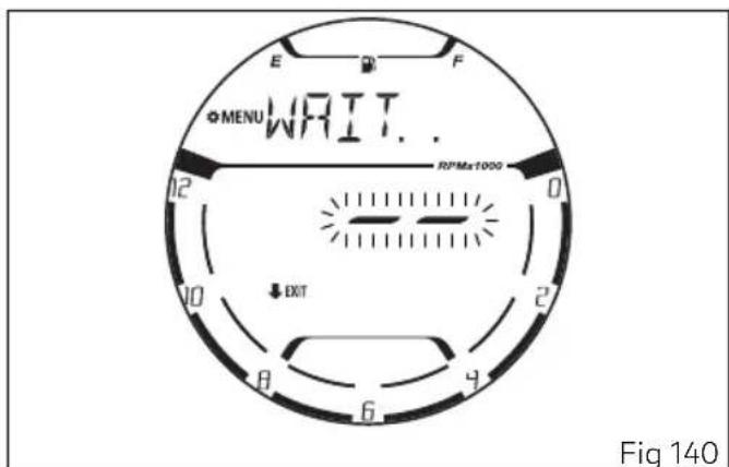 E F MENU WAIT.. RPMax1000 0 EXIT 2 4 6 8 10 12 Fig 140