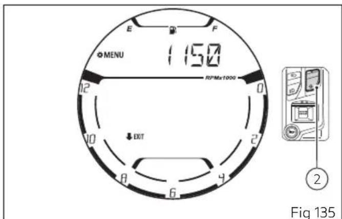 E F MENU 150 RPMax1000 EXIT 2 Fig 135
