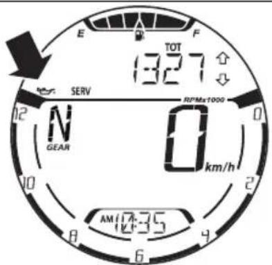 E TOT 13:27 SERV N GEAN 0 RPMat1000 km/h AM 17:35 6 4