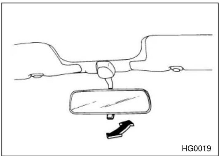 SUBARU Impreza Outback Sport (2001) - ■Inside mirror - 1