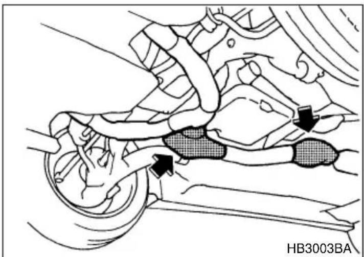 SUBARU Impreza Outback Sport (2001) - WARNING - 1