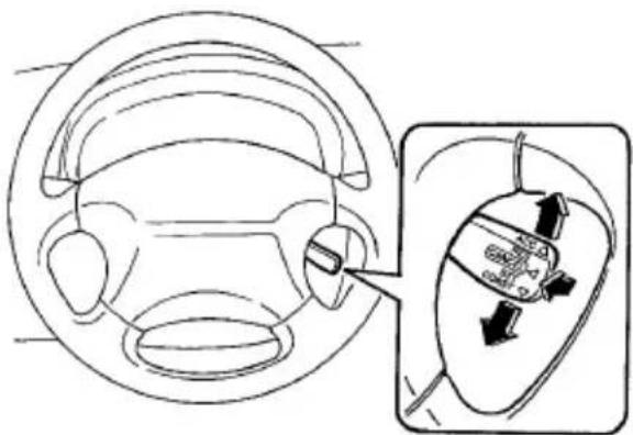 SUBARU Impreza Outback Sport (2001) - To set cruise control - 2