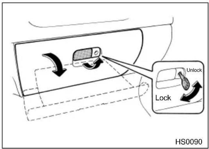 SUBARU Impreza Outback Sport (2001) - Glove compartment - 1