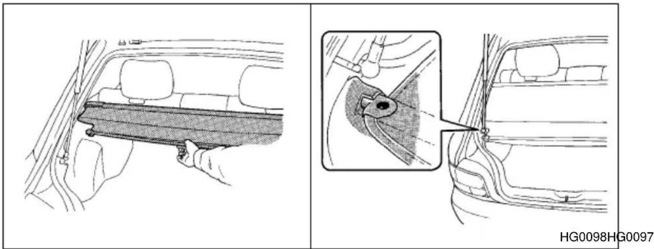 SUBARU Impreza Outback Sport (2001) - ▼Using the cover - 1