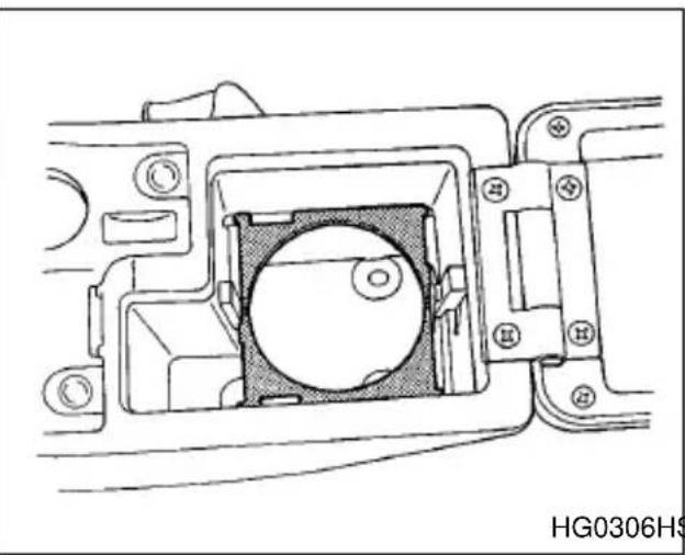 SUBARU Impreza Outback Sport (2001) - ▼Front passenger's cup holder - 2