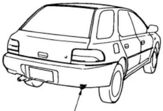 SUBARU Impreza Outback Sport (2001) - CAUTION - 2