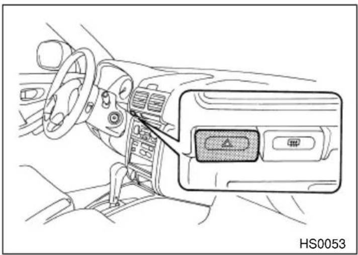 SUBARU Impreza Outback Sport (2001) - Hazard warning flasher - 1