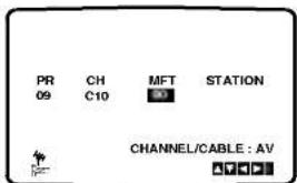 PR 09 CH C10 MFT STATION CHANNEL/CABLE : AV