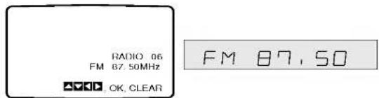 RADIO 06 FM 87.50MHz OK, CLEAR FM 87,50