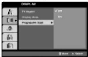 DISPLAY TV Agent Display Mode Progressive Mode