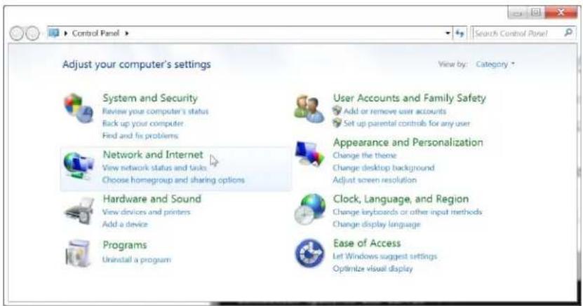 Control Panel Adjust your computer's settings View by: Category * System and Security Review your computer's status Back up your computer. Find and fix problems Network and Internet View network status and tasks Choose homegroup and sharing options Hardware and Sound View devices and printers Add a device Programs Uninstall a program User Accounts and Family Safety Add or remove user accounts Set up parental controls for any user Appearance and Personalization Change the theme Change desktop background Adjust screen resolution Clock, Language, and Region Change keyboards or other input methods Change display language Ease of Access Let Windows suggest settings Optimize visual display