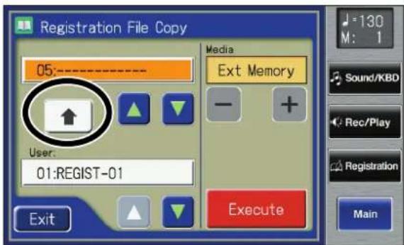 ROLAND Music Atelier AT-900 - Copying Registration from User Memory to USB Memory - 1