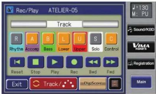 ROLAND Music Atelier AT-900 - Touch  on the Main screen. - 1