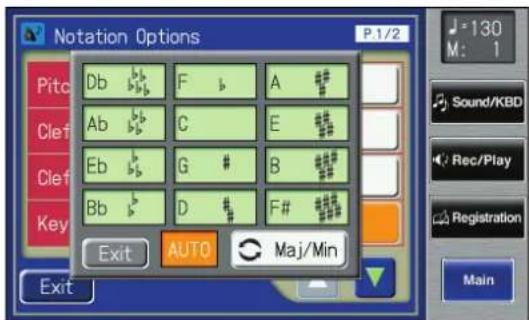ROLAND Music Atelier AT-900 - Touch  < > to change the setting. - 2