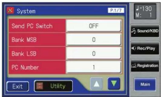 ROLAND Music Atelier AT-900 - Touch  on the Main screen. - 1