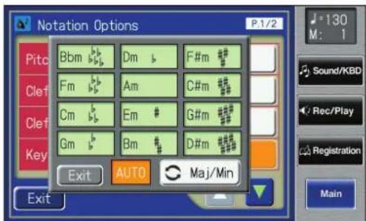 ROLAND Music Atelier AT-900 - Touch  < > to change the setting. - 3