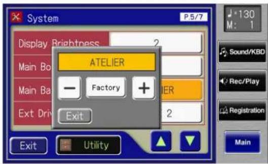 ROLAND Music Atelier AT-900 - Switching the Background of the Main Screen - 2