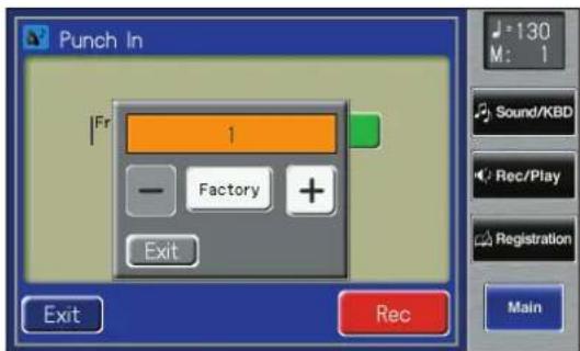 ROLAND Music Atelier AT-900 - To Specify the Segment to be Recorded Over Again - 2