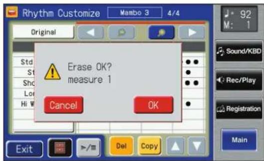 ROLAND Music Atelier AT-900 - Deleting the Rhythm in a Selected Measure - 2