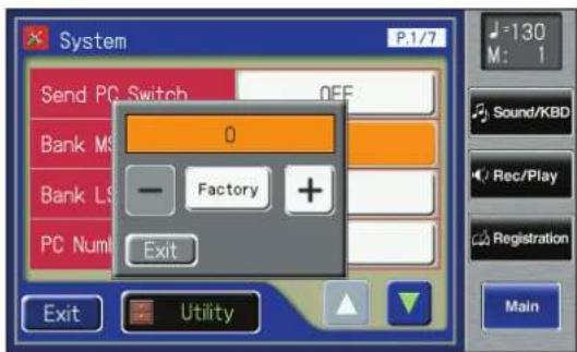 ROLAND Music Atelier AT-900 - Setting the PC Number - 2