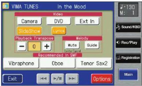 ROLAND Music Atelier AT-900 - Displaying a Slide Show while the Song Plays - 2