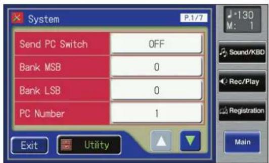 ROLAND Music Atelier AT-900 - Touch  on the Main screen. - 1