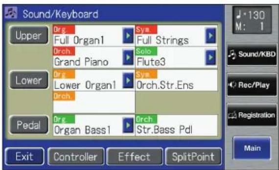 ROLAND Music Atelier AT-900 - Touch  on the Main screen. - 2