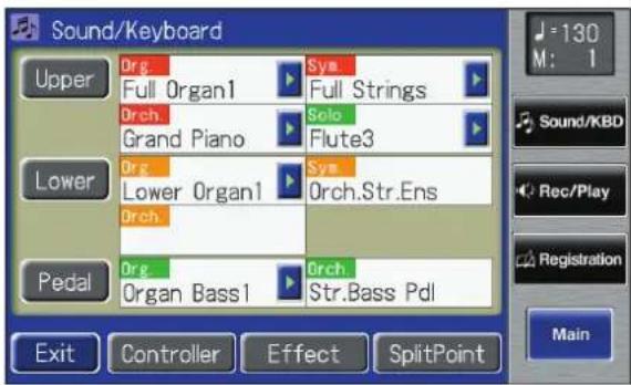 ROLAND Music Atelier AT-900 - Touch  on the Main screen. - 2
