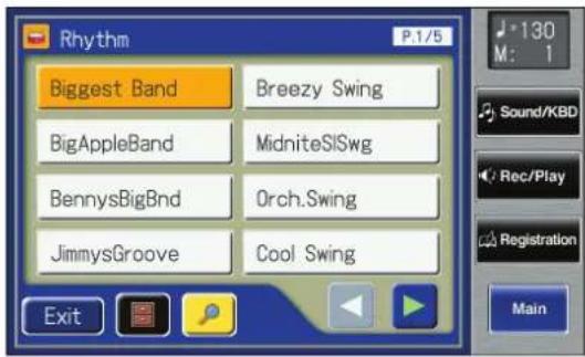 ROLAND Music Atelier AT-900 - Touch  on the Main screen. - 1