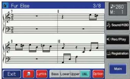 ROLAND Music Atelier AT-900 - Touch  on the Rec/Play screen. - 1