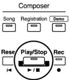 ROLAND Music Atelier AT-900 - To stop playback, press the [Play/Stop] button. - 1