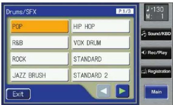 ROLAND Music Atelier AT-900 - Press the [Drums/SFX] button, getting its indicator to light up. - 1