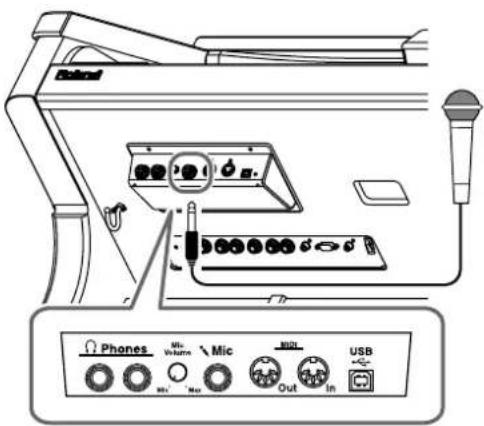 ROLAND Music Atelier AT-900 - Using a Microphone - 1