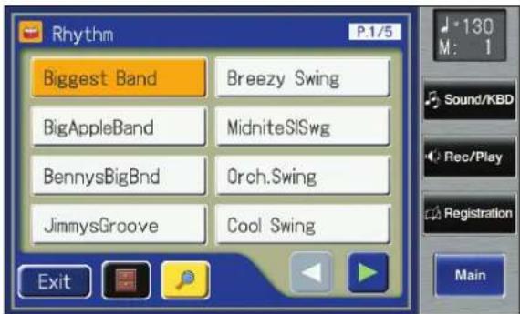 ROLAND Music Atelier AT-900 - Touch  on the Main screen. - 1