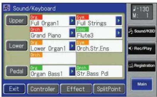 ROLAND Music Atelier AT-900 - Touch  on the Main screen. - 2