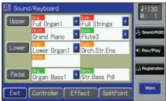ROLAND Music Atelier AT-900 - Touch  on the Main screen. - 2