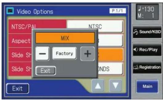 ROLAND Music Atelier AT-900 - Touch the Slide Show Type setting. - 1