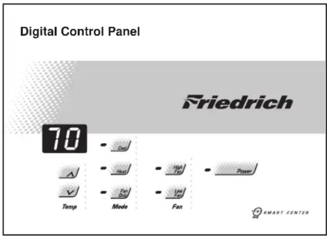 Friedrich PDE07K3SE - Heat Pump Models (PDH) - 1