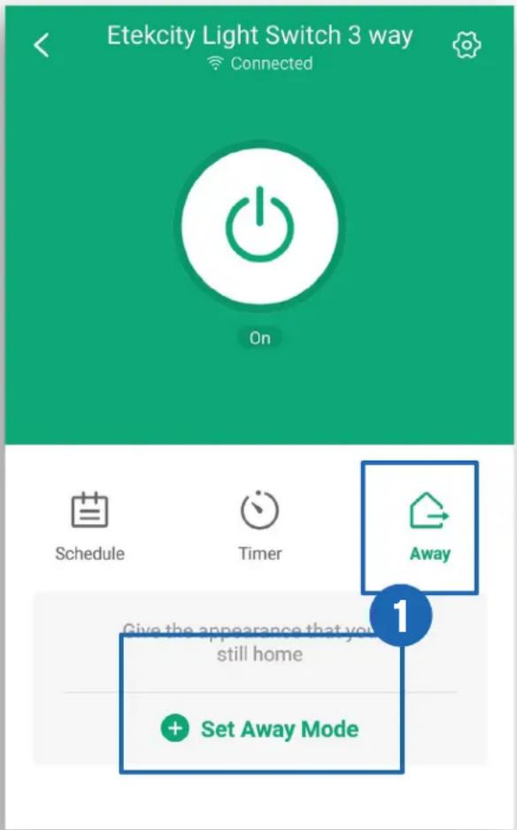 Etekcity Light Switch 3 way Connected On Schedule Timer Away Give the appearance that you still home + Set Away Mode