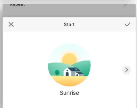 Repeat Start Sunrise