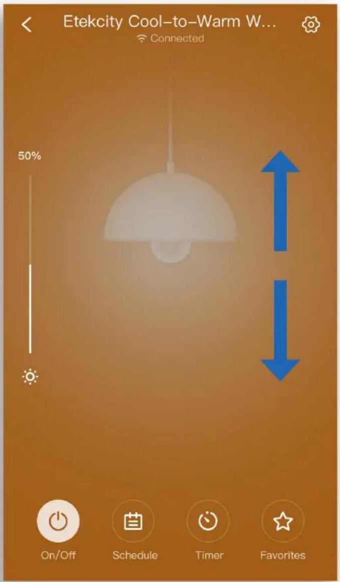 Etekcity Cool-to-Warm W... Connected 50% On/Off Schedule Timer Favorites