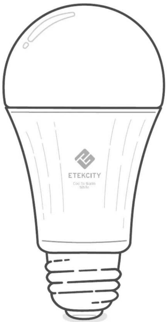 ETEKCITY Cool to Warm White