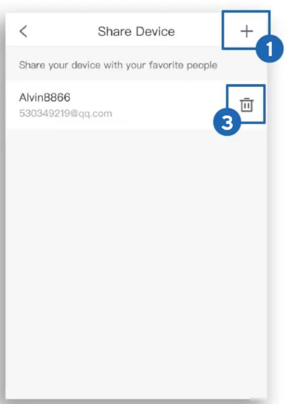 Share Device Share your device with your favorite people Alvin8866 530349219@qq.com
