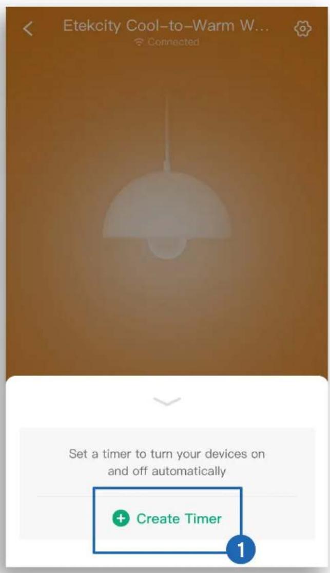 Etekcity Cool-to-Warm W... Connected Set a timer to turn your devices on and off automatically + Create Timer 1
