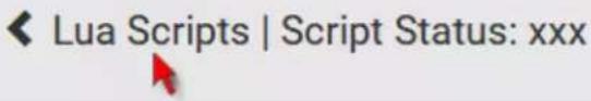 Lua Scripts | Script Status: xxx