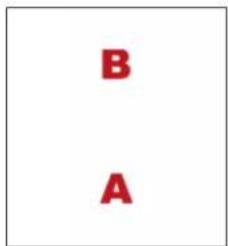 B A