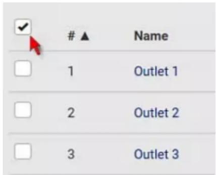 ▲ Name 1 Outlet 1 2 Outlet 2 3 Outlet 3