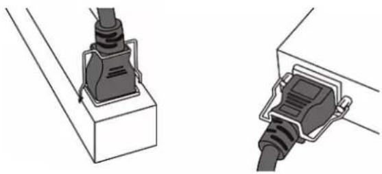 Raritan Dominion PX3-5146R - Installing Cable Retention Clips on the Inlet (Optional) - 3